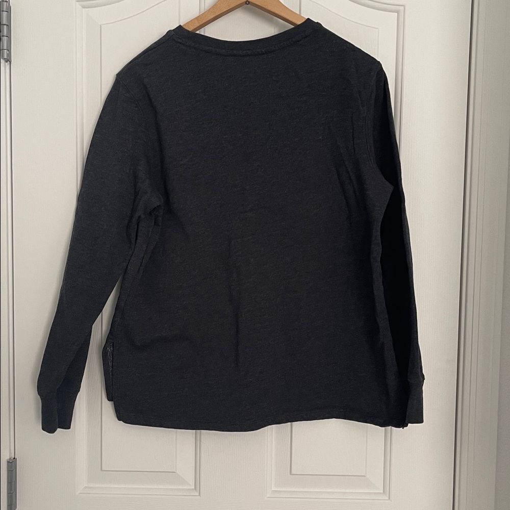 Charcoal Graphic Long Sleeve Shirt - Picture 3 of 3